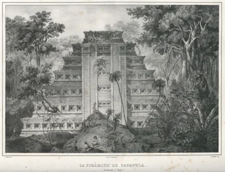 La pirámide de Papantla, México